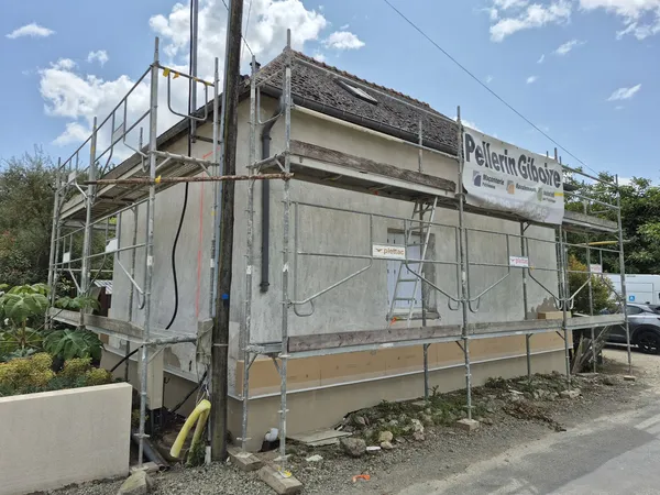 Isolation thermique par l'extérieur en fibre de bois